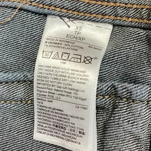 Gap Women's Blue Denim Button Down Long Sleeve Collar Jean Coat Jacket Size XS thumbnail 5
