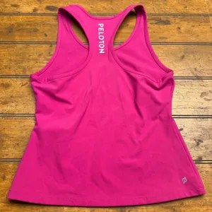 Peloton Tank Top Women's Pink Racerback Athletic Workout Fitness‎ Size S thumbnail 2