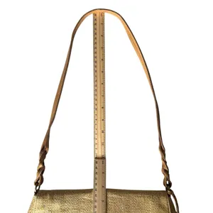 VTG Etienne‎ Aigner Handbag Straw Woven Charm Shoulder Bag Beach Coastal Purse thumbnail 15
