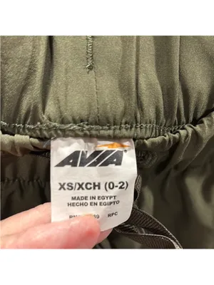 Avia Olive Green Elastic-Waist Drawstring Shorts thumbnail 2