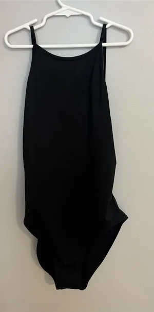 Reformation Black‎ High-Neck One-Piece Swimsuit thumbnail 1