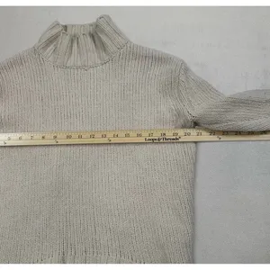 Philosophy Republic Clothing Women Beige Chenille Mock Neck Ribbed Sweater XS thumbnail 3