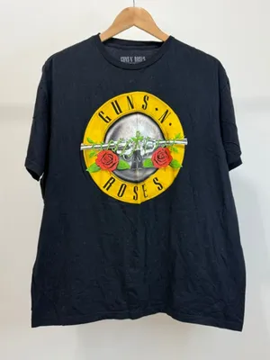 Guns N' Roses Logo Graphic Tee Black NWOT SzXL thumbnail 1
