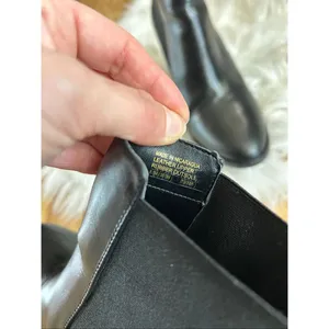 Michael kors black leather booties size 8.5 with charms in the back stylish mode thumbnail 8
