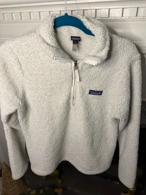 Patagonia Los Gatos 1/4 Zip Fleece Pullover Cream M thumbnail 1