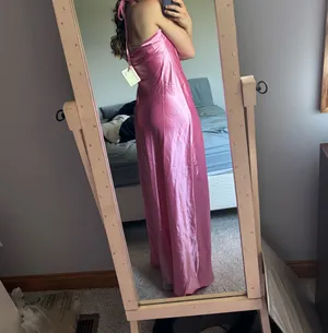 NWT Peppermayo Pink Halter Maxi Dress Symphony Maxi Dress thumbnail 5