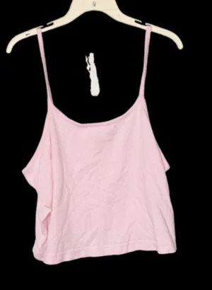 PINK - Victoria's Secret pajama crop tank Large thumbnail 1
