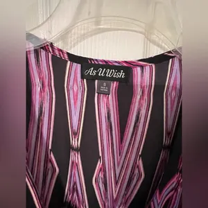 As U Wish Dress Medium Women's Sleeveless 100% Polyester S thumbnail 4