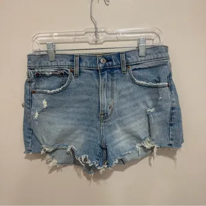 Abercrombie & Fitch The Mom Short Mid‎ Rise 4 27 thumbnail 2