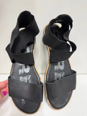 Sorel Ella Leather Cross Ankle Sandals thumbnail 5