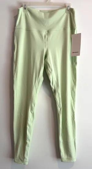 Lululemon Align HR Pant 28" Size 12 Kohlrabi Green NWT Yoga Sporty LW5CTIS thumbnail 1