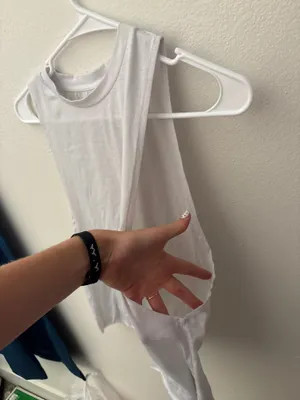 White Active Tank Size M thumbnail 2