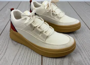 Sorel Women's Out N About IV Low Women's Waterproof Sneaker 7.5 Honey White $100 thumbnail 1