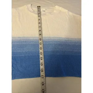 Abound Womens Sweater Ombre Sz XS Long Sleeve Knit Blue White Soft Girl Ribbed thumbnail 12