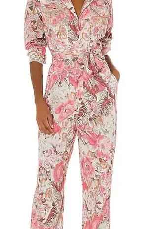 Love shack fancy Floral Pink Jumpsuit thumbnail 1