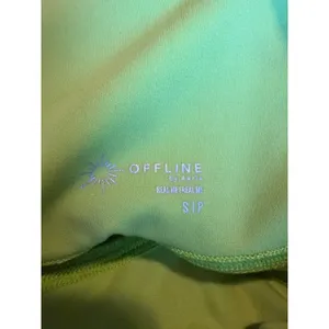 Aerie Offline Real Me Crossover Flowy Shorts Crew Green Active Skort Pocket M thumbnail 16