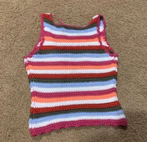 NEW Crochet Tank Top thumbnail 3