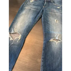 rag & bone/JEAN Distressed Skinny Jeans Size 29 Dark Wash Ripped Knees Denim thumbnail 2