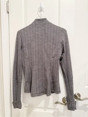 LULULEMON‎ Forme Jacket Cuffins Ziggy Wee October Angel Wing Grey thumbnail 4