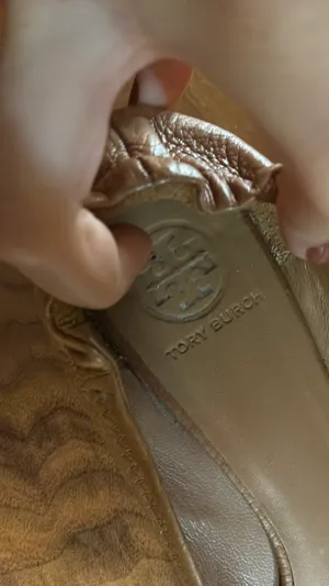Tory Burch Leather Flats Ballet thumbnail 3