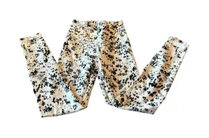 Balance Collection White Leggings with Black Pattern Size S thumbnail 1