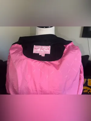 JH Design 1998 Pink Ford Mustang Racing Jacket Y2K rare HTF XLARGE Women’s thumbnail 8