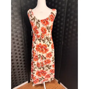 NWT Old Navy Maxi Dress Womens XS Floral Crepe‎ Empire Waist Boho Cottage Party thumbnail 6
