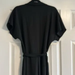 Zara Woman Black Short-sleeve Pants Romper, Size M thumbnail 7