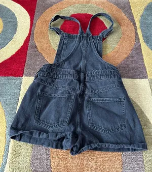 Adirondack Jean Short Overalls Shortalls Washed Black Size XS Women’s thumbnail 3