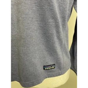 Patagonia Womens Blue Heathered Quarter Zip Pullover Long Sleeve Top Small thumbnail 2