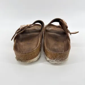 Birkenstock Arizona Metallic Copper Rose Gold Sandals Womens 38 US 7 7.5 Boho thumbnail 8