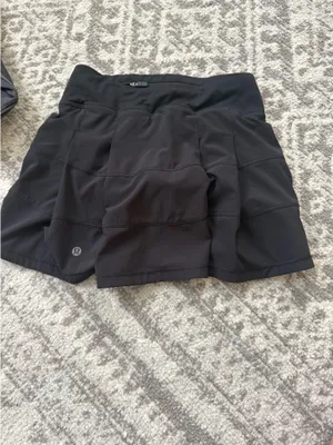 Lululemon Black Pace Rival Skirt thumbnail 2