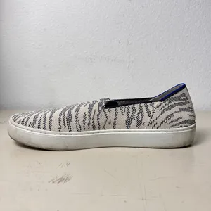 Rothy’s The Sneaker‎ Maritime Tiger Blue Ivory Retired Women’s 10.5 thumbnail 8