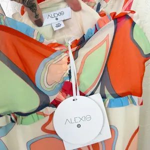 NEW Alexis x Target Limited Edition Multi Floral Vibrant Tiered Maxi Dress XXS thumbnail 10