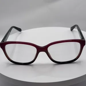 Coach HC6103 5445 54 -16 Aubgn Cognac Varsity Stripe Eyeglasses Pre-Owned thumbnail 1