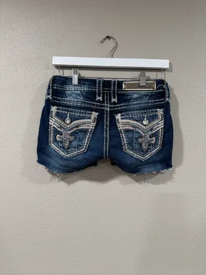 Rock Revival Jean Shorts Size 25 thumbnail 2