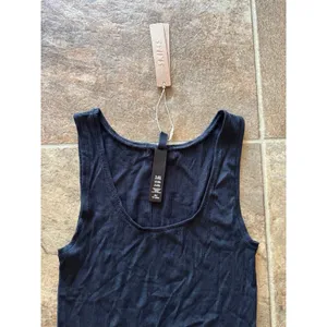 Skims Soft Lounge Ribbed Tank Top Onyx Size XS thumbnail 4