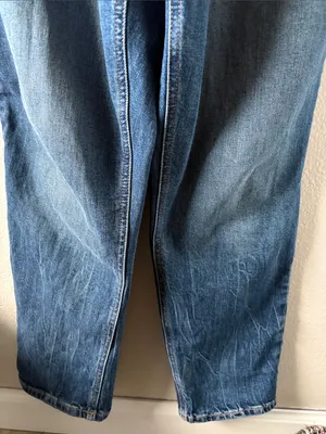 GAP 90s Style Denim Overalls thumbnail 4