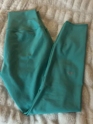 Alo Turquoise Leggings thumbnail 1