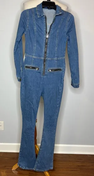Nasty Gal - Denim Jumpsuit thumbnail 1