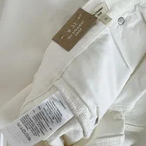 Madewell 90s Straight Crop Jean Tile White High Rise Raw Hem Classic US 33 NWT thumbnail 8