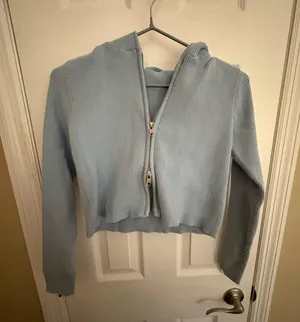 Brandy Melville Double Zipper Hoodie thumbnail 1