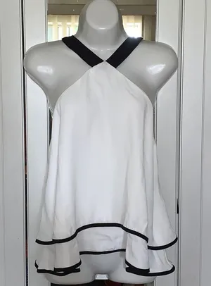 NWT DO+BE Halter Blouse thumbnail 1