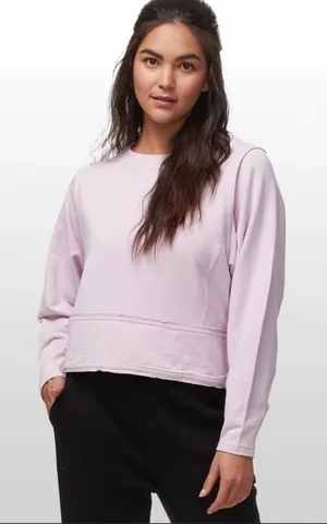 FP Movement Free People Where The Wind Blows Purple Pink Pullover Sweatshirt thumbnail 1