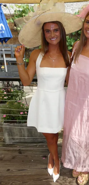 Odd Muse White Structured Mini Dress  thumbnail 1
