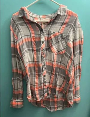 Long sleeve flannel thumbnail 1