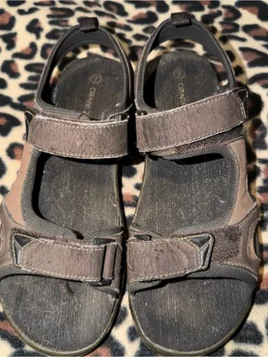 vintage brown sandals with adjustable straps Size 7 thumbnail 2