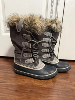 Sorel Joan of Arctic Waterproof Winter Faux Fur Boots Gorp Granola Snow‎ thumbnail 2
