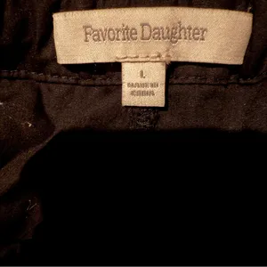 Favorite Daughter Black High Rise Cropped‎ Wide Leg Cargo Pants Sz L thumbnail 6