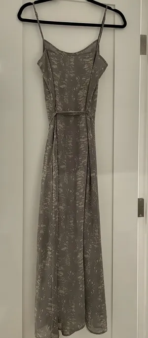 Gray Maxi Dress Small thumbnail 2